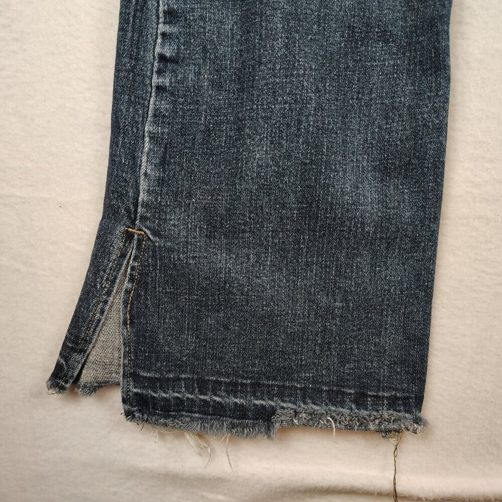 KanCan Flared Jeans Bailey High Rise Distressed Raw Hem Sz 15/31 - Picture 6 of 14